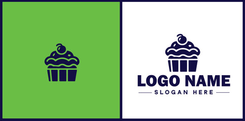 Deli icon Delicatessen Delicatessen shop Gourmet food store flat logo sign symbol editable vector