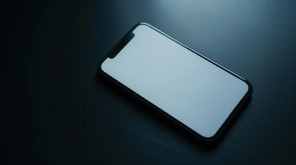 Empty bank account screen on a phone, representing digital debt management