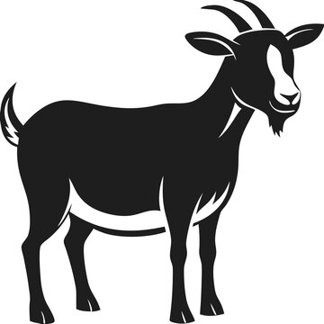 Billy Goat Clipart Black And White