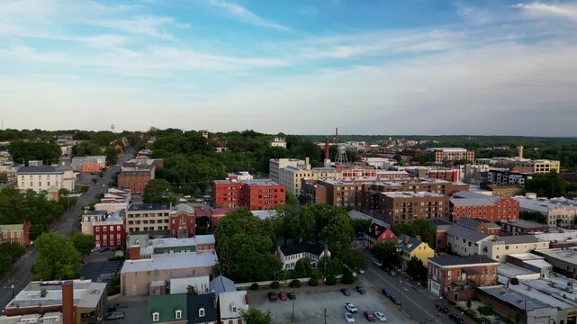 Church Hill Richmond Virginia RVA Aerial Drove