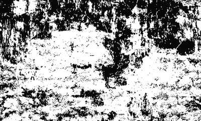 Grunge distressed overlay texture and background - wide banner format background with copy space for text. Grunge texture of chips, cracks,scratches.Soft white grunge.Distressed black grunge texture.