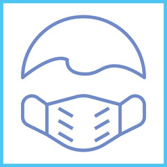Surgical Mask icon Design
