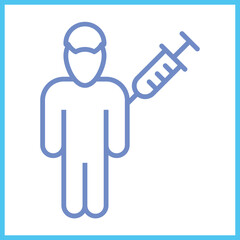 Vaccine icon Design