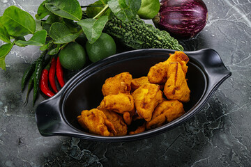 Indian cuisine - paneer pakora cheese