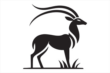 Graceful Antelope Silhouette