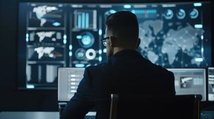 A cybersecurity expert presenting a report on recent security breaches