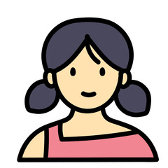 Avatar profile picture logo cartoon drawing illustration staff customer student girl boy human people