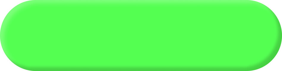 Blank 3d green square button