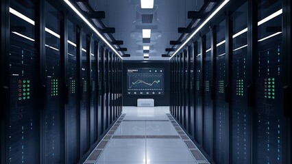 Data Center room in a office