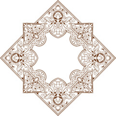 Baroque engraved. Victorian floral ornamental borders, vintage decorative frame elements. Vector illustration royal set for wedding invitation and greeting cards, ornaments romantic invitations