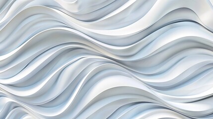 Fototapeta premium Abstract White Wavy Textures. Marble mural background and wallpaper. AI generated image