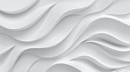 Obraz premium Abstract White Wavy Textures. Marble mural background and wallpaper. AI generated image