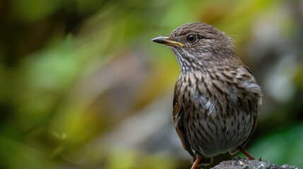 Extreme close up of a songbird