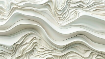 Fototapeta premium Abstract White Wavy Textures. Marble or stone mural background and wallpaper. AI generated image
