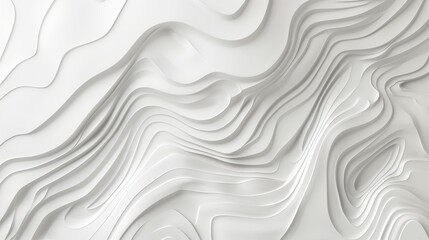 Fototapeta premium Abstract White Wavy Textures. Marble or stone mural background and wallpaper. AI generated image