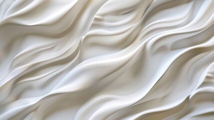 Obraz premium Abstract White Wavy Textures. Marble or stone mural background and wallpaper. AI generated image