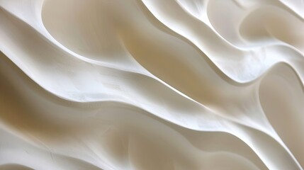 Obraz premium Abstract White Wavy Textures. Marble or stone mural background and wallpaper. AI generated image