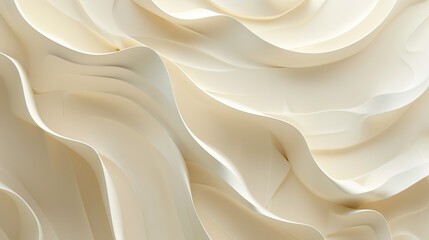 Obraz premium Abstract White Wavy Textures. Marble or stone mural background and wallpaper. AI generated image