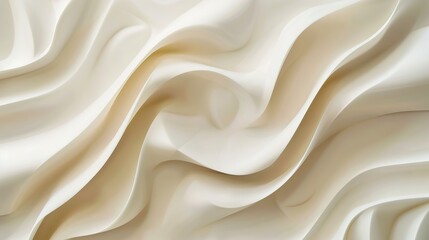 Obraz premium Abstract White Wavy Textures. Marble or stone mural background and wallpaper. AI generated image