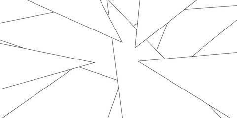 Abstract industrial Design random lines black on white background.Geometric seamless minimalist pattern with straight lines design.luxury black geometric random chaotic lines.squares and triangle line