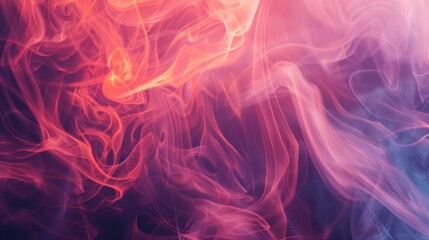Obraz premium Colorful abstract background with swirling smoke