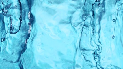 Texture of Splashing Water Surface, Overhead Shot.