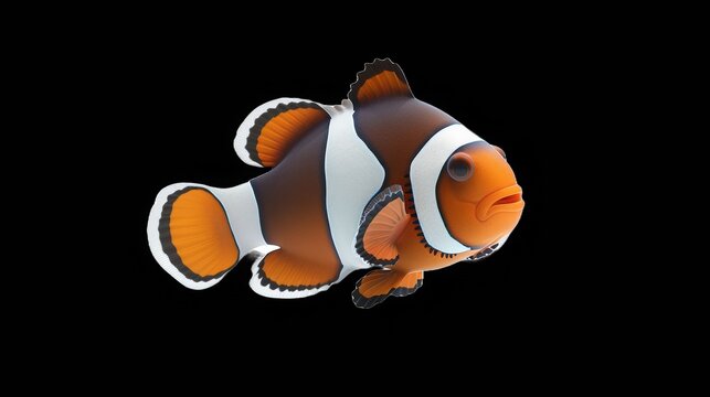  Clownfish in the solid white background transparent.png