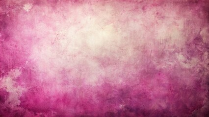Soft, dreamy magenta watercolor hues on textured white paper create a vintage, grungy background perfect for retro designs and creative projects.
