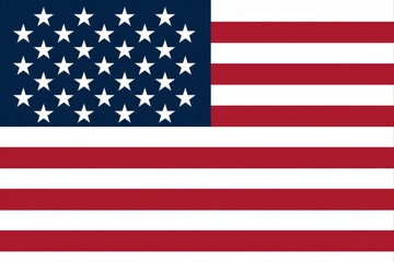 Naklejka premium us flag election results 2024 