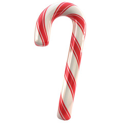 3D Christmas new year ornament decor objects icon isolate background. 3D render illustration