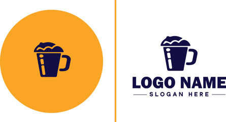 Restaurant icon Eatery Bistro Diner flat logo sign symbol editable vector