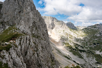 Majestic summer day in the Durmitor National park. Village Zabljak, Montenegro, Balkans, Europe. Scenic image of popular travel destination. Discover the beauty of earth. Hiking nature destination
