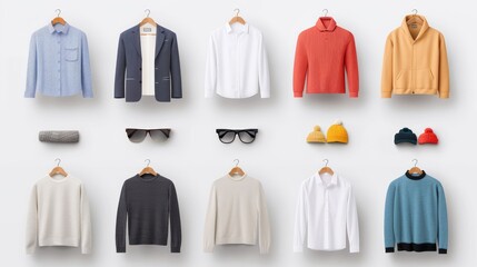 A row of clothes hanging on a rack with a sign that says "Sai" on it