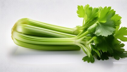 fresh green onions on a wooden board