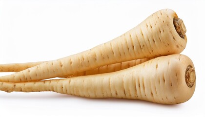 carrots on white background