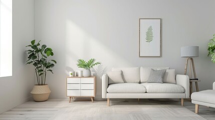 A yellow chair sits in front of a white wall