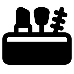 makeup container icon