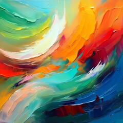 Beautiful abstract colorful painting splash art. Textured surface. Background and backdrop.
