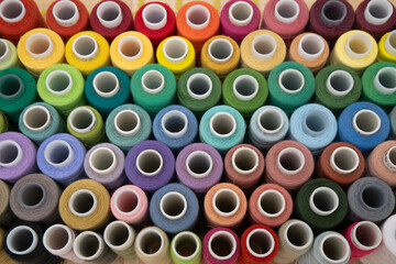 Multicolor threads collection for background