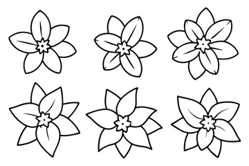 Obraz premium Jasmine line art illustration Design Concepts