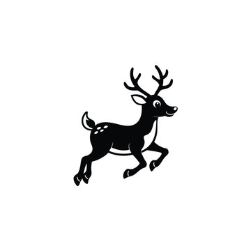 recommend clip art: deer silhouette vector illustration deer, animal, reindeer, vector, illustration, isolated, silhouette, christmas, mammal, cartoon, nature, white, wild, antler, antlers, stag, wildlife, horn, buck, br