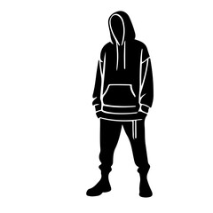 Street Style Silhouette of a Young