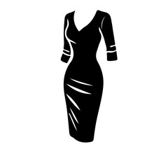 Stylish Women's Dress Silhouettes for Fashion Design