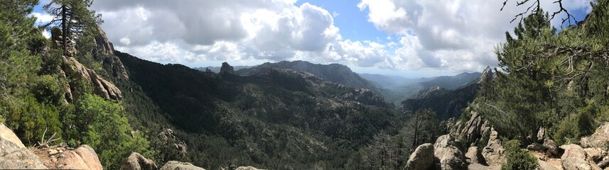 hiking GR20 trail corsica france