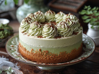 Matcha Chiffon Cake