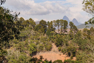 Itaipava mountains in Petropolis in Rio de Janeiro.