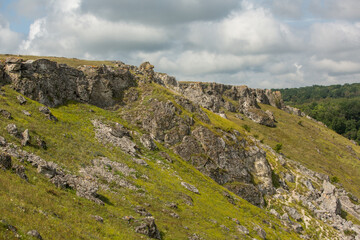 landscape and beautiful green nature in the Republic of Moldova, a small friendly country in Eastern Europe.