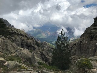 hiking the beautiful GR20 trail in corsica