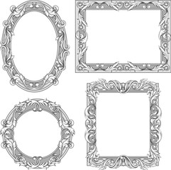 Floral frame set