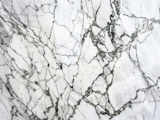 Obraz premium Polished white marble texture with subtle gray veining creating a luxurious